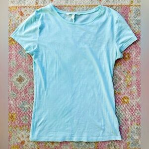 Victoria’s Secret Light Blue Short Sleeve T-Shirt